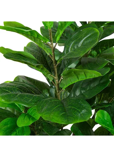 Simulated Fiddle Leaf Fig Potted Plant Indoor Hall Decoration Green Plant Artificial Bionic - 140cm