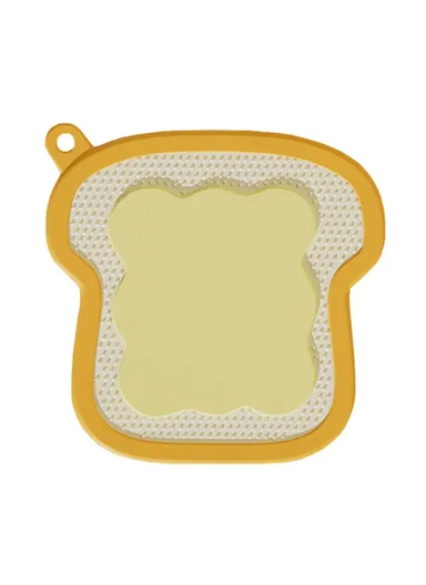 3-in-1 Detachable Heat Insulation Mat Non-Slip Silicone Placemat with Hanging Hole (L10 x W6.6)cm - Yellow