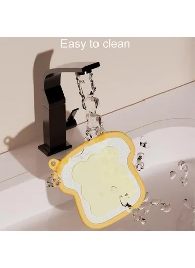 3-in-1 Detachable Heat Insulation Mat Non-Slip Silicone Placemat with Hanging Hole (L10 x W6.6)cm - Green