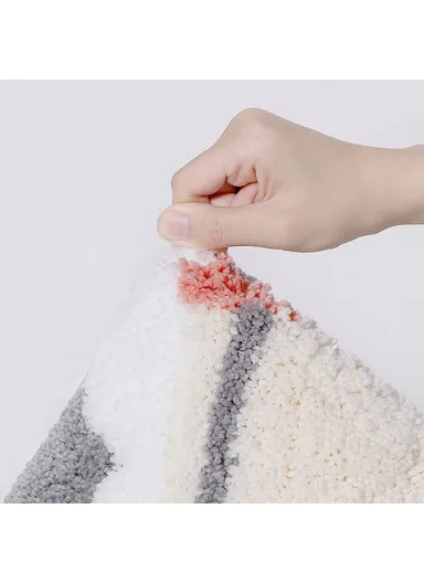 50x80cm Bath Mat Modern Bathroom Carpet Non-Slip Water Absorbent Shower Rug - Bath Time