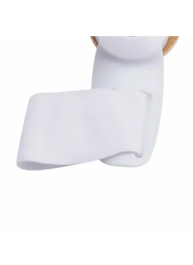 Flexible Arch Support Technology Bunion Corrector Adjustable Soft Whole Day Big Toe Separators Straightener 12454 - White