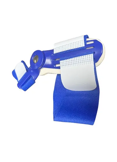 Bunion Corrector Adjustable Soft Whole Day Big Toe Separators Straightener 12454 - Blue