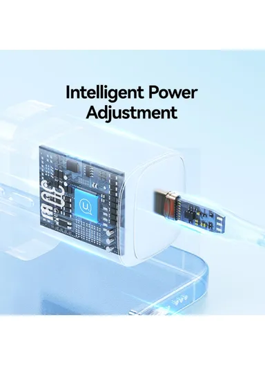 Fast GaN Charger PD 30W Ultra-Compact Power Delivery Wall Adapter, EU Plug CC251 - Black