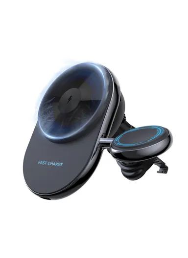 Car Air Outlet Semiconductor Cooling Magnetic Wireless Charger for Apple Watch / iPhone 12-15 S17 