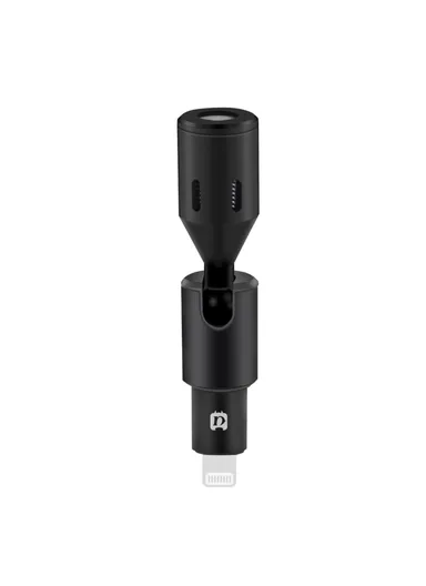 PULUZ PU615B 8Pin Wireless Lavalier Microphone Clip-On Omni Lapel Mic for iPhone Interview  /  Live Stream