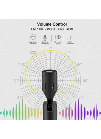 PULUZ PU615B 8Pin Wireless Lavalier Microphone Clip-On Omni Lapel Mic for iPhone Interview  /  Live Stream