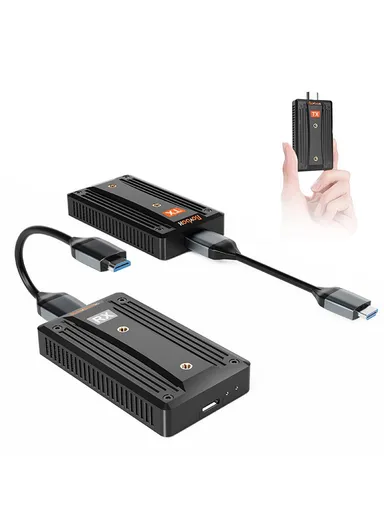 Wireless HD Transmitter &amp; Receiver 656FT / 200M HD Extender Kit Dongle Adapter for Projector 090 