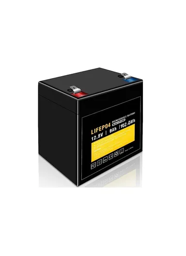 12.8V 8A 102.4Wh Rechargeable Battery LiFePo4