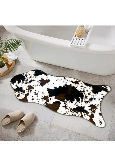 95x60cm Soft Faux Fur Shaggy Mat With Anti-Slip Backing - Style 1