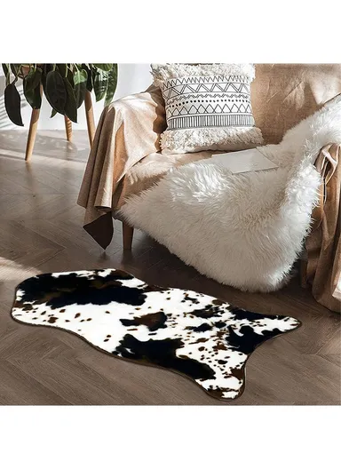 95x60cm Soft Faux Fur Shaggy Mat With Anti-Slip Backing - Style 1