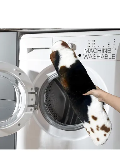 95x60cm Soft Faux Fur Shaggy Mat With Anti-Slip Backing - Style 1