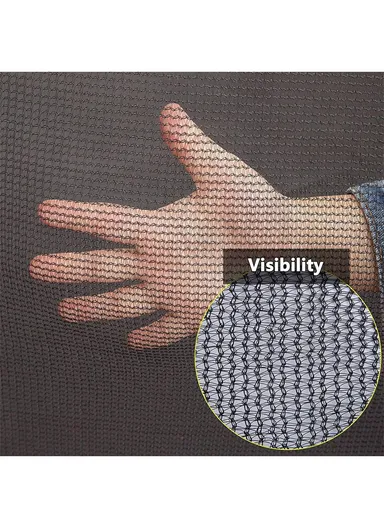 150cm Garden Trampoline 122cm Total Height 30cm Off-Floor Height 60kg Maximum Load Capacity with Safety Net-Mesh LBA5FT- Blue &amp; Yellow