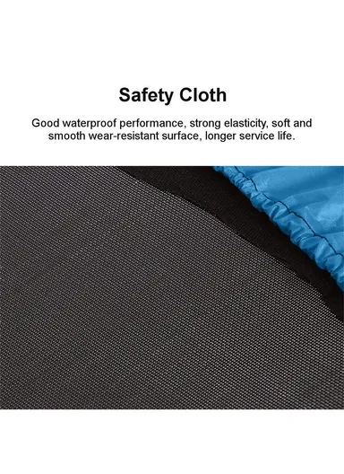 140cm Trampoline With 30cm Off Floor &amp; 150cm Total Height with Basketball Hoop LBA55 - Blue