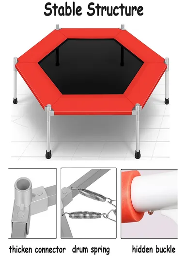 140cm Trampoline With 30cm Off Floor &amp; 130cm Total Height LBL55