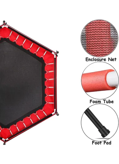 140cm Trampoline With 30cm Off Floor &amp; 130cm Total Height LBL55