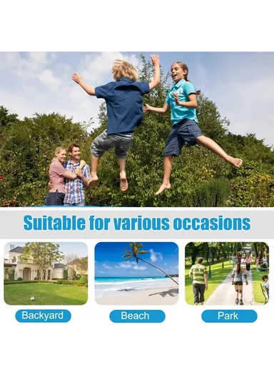 427cm Trampoline 250CM Total Height 70CM Off-Floor Height 150KG Max Load with Ladder &amp; Safety Net-Mesh LB14FT