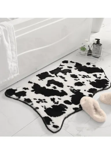 95x60cm Soft Faux Fur Shaggy Mat With Anti-Slip Backing - Style 4