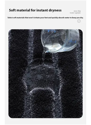 80x50cm Soft Cozy Bathroom Rug, Non-Slip Super Absorbent Bath Mat, Ultra Soft Microfiber Shower Mat, Fluffy Bath Mat, Machine Washable Bathroom Mat - Green