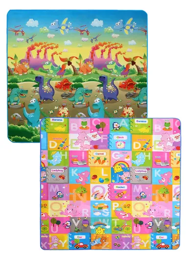 Mats Waterproof Play Mat Crawl Thick Double Sided Non-Slip Reversible Portable Mat Use for Outdoor/Picnic/Beach/Travel (L175 x W147 x T0.8)cm - Style3