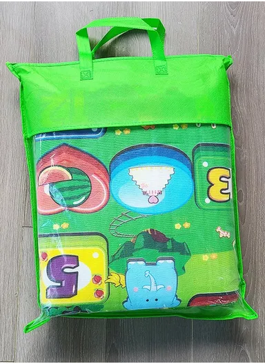 Mats Waterproof Play Mat Crawl Thick Double Sided Non-Slip Reversible Portable Mat Use for Outdoor/Picnic/Beach/Travel (L175 x W146 x T0.5)cm - Style2