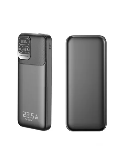 20000mAh 22.5W Ultra Slim Lightweight Portable Fast Charging Power Bank 2 USB, Type-C &amp; Micro Ports with Digital Display PB2V