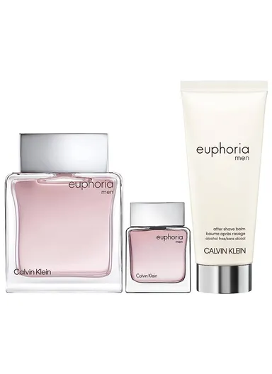 EDT 100 Ml + EDT 15 Ml + AS 100Ml Euphoria H Coffret for Men - Calvin Klein