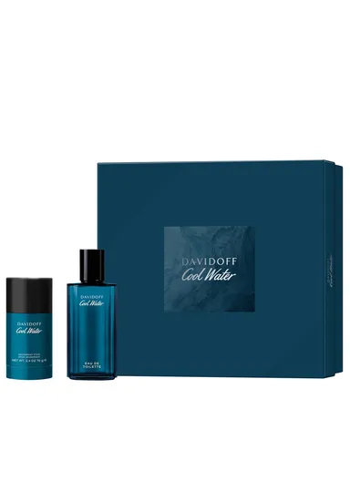 EDT 75 ML + Deodorant Stick 75 ML Davidoff Cool Water H Coff for Men