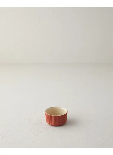 Harmon Glass Snack Bowl 7 cm Terracotta 