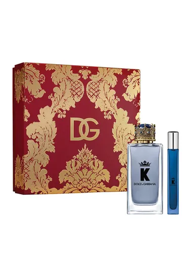 Dolce &amp; Gabbana K Set for Men: 100ml Eau de Toilette + 10ml Travel Spray