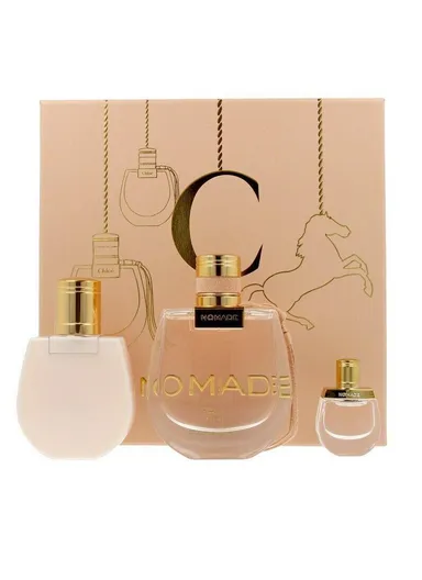 Chloe Nomade Set for Women: 75ml Eau de Parfum + 5ml + 100ml Body Lotion