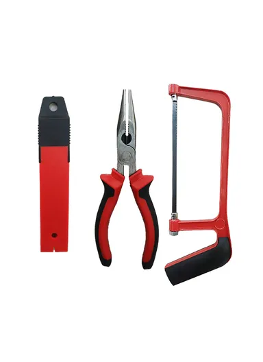 112 Pcs 21V Drill Hand Tool Set Combination Household with Toolbox C2201