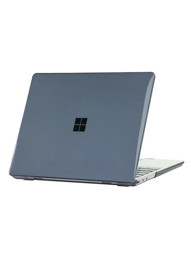 12.4 inch Microsoft Surface Go Laptop 3/2/1 Top + Bottom Crystal Case, Hard Case Cover for Microsoft Laptop, Ultra-Thin Protective Laptop Cover - Blue