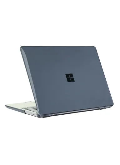 12.4 inch Microsoft Surface Go Laptop 3/2/1 Top + Bottom Crystal Case, Hard Case Cover for Microsoft Laptop, Ultra-Thin Protective Laptop Cover - Blue