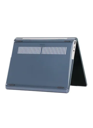 12.4 inch Microsoft Surface Go Laptop 3/2/1 Top + Bottom Crystal Case, Hard Case Cover for Microsoft Laptop, Ultra-Thin Protective Laptop Cover - Blue