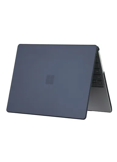 12.4 inch Microsoft Surface Go Laptop 3/2/1 Top + Bottom Matte Case, Hard Case Cover for Microsoft Laptop, Ultra-Thin Protective Laptop Cover - Navy