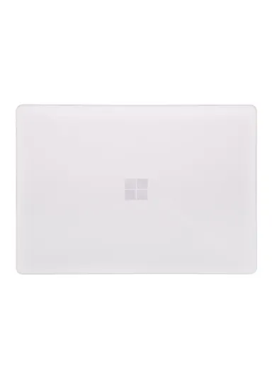12.4 inch Microsoft Surface Go Laptop 3/2/1 Top + Bottom Matte Case, Hard Case Cover for Microsoft Laptop, Ultra-Thin Protective Laptop Cover - White