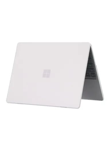 12.4 inch Microsoft Surface Go Laptop 3/2/1 Top + Bottom Matte Case, Hard Case Cover for Microsoft Laptop, Ultra-Thin Protective Laptop Cover - White