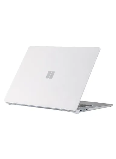 13.5 inch Microsoft Surface Laptop 5/4/3/2 Top + Bottom Matte Case, Hard Case Cover for Microsoft Laptop, Ultra-Thin Protective Laptop Cover - White