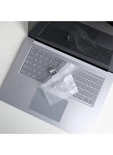 HAT PRINCE 13.5-inch Translucent Cleat Keyboard Cover, Ultra Thin Keyboard Protector for Microsoft Surface Laptop 2 / 3 / 4 / 5