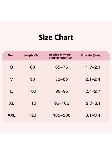 M Breathable Lumbar Support Waist Belt Magnetic Therapy Compression Waistband AB164 - Pink