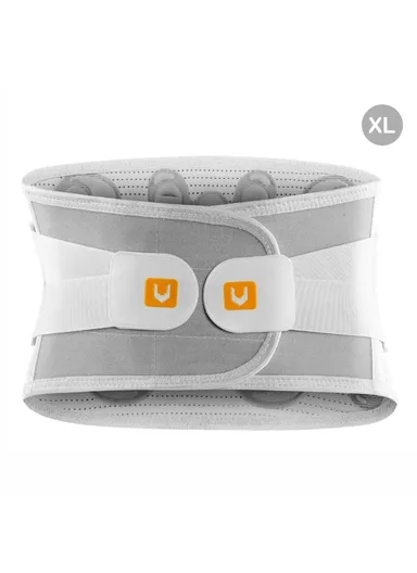 XL Breathable Lumbar Support Waist Belt Magnetic Therapy Compression Waistband AB164 - Grey