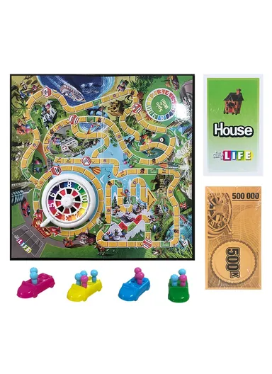 The Game of Life Board Game, Family &amp; Kids Party Board Game Toy for 2 - 4 Players