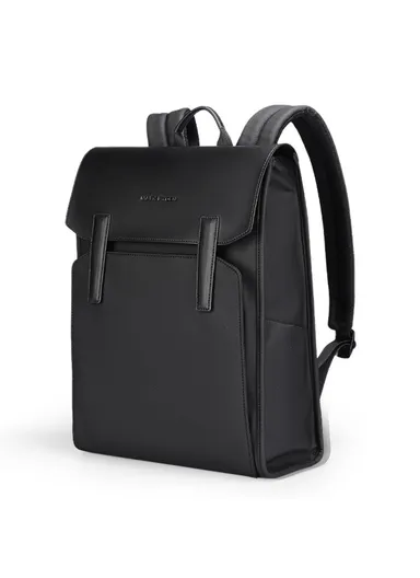 MARK RYDEN Travel Backpack Leather, Oxford Cloth Large Capacity Laptop Storage MR6602