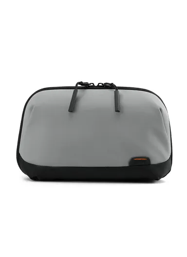 Portable Digital Accessories Organizer, Water-repellent Cables Chargers Electronics Travel Storage Bag 1313 (W25 x D11 x H15)cm - Grey