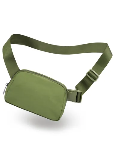 Waterproof Wasit Bag Crossbody Bag Lightweight Chest Daypack Shoulder Bag Travel Running Bag for Men &amp; Women JBL-01 - Army Green