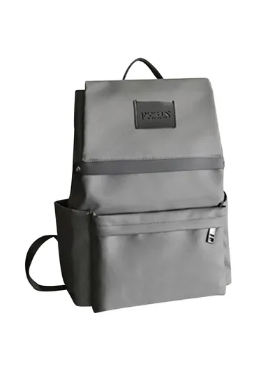 Backpack Laptop Travel, Breathable Shoulders Bag Nylon Daypack 853 (W28 x D14 x H45)cm - Grey