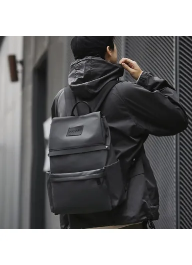 Backpack Laptop Travel, Breathable Shoulders Bag Nylon Daypack 853 (W28 x D14 x H45)cm - Grey