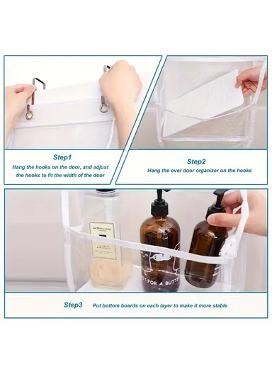 6-Layer Non-Woven Fabric Storage Bag Wall Door Back Hanging Underwear Handbag Toy Organizer - Grey