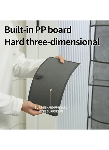 6-Layer Non-Woven Fabric Storage Bag Wall Door Back Hanging Underwear Handbag Toy Organizer - Grey