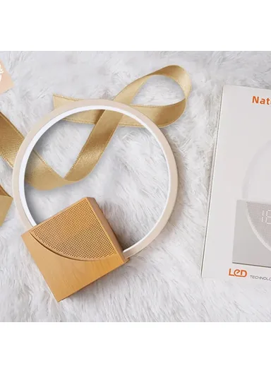 Sunrise Alarm Clock White Noise Table Lamp, Touch Dimmable Wake-Up Light, Charging Desk Lamp AJ300 (D22.5 x W22.8 x H5.1)cm